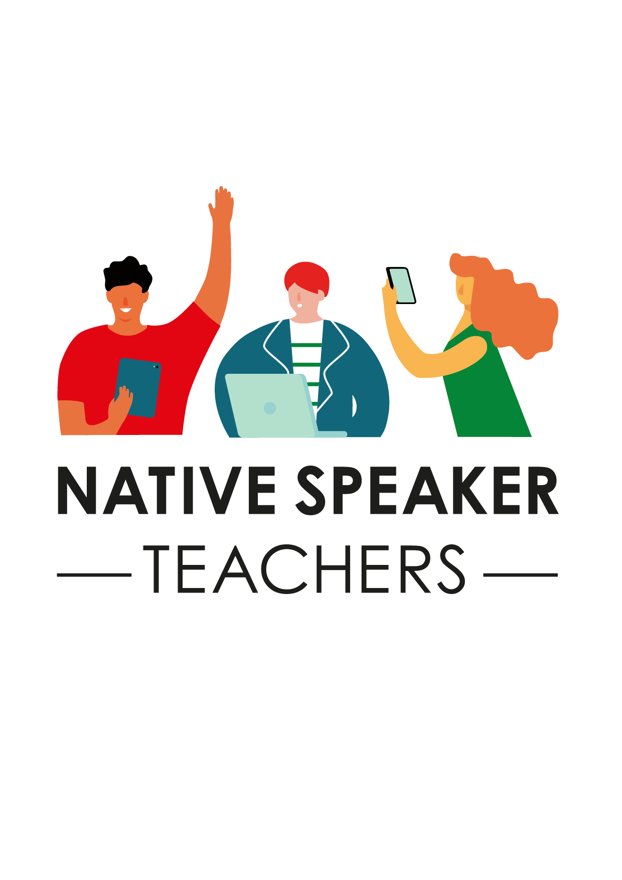 Logo of NativeSpeakerTeachers.com, one-to-one German lessons on Skype or Zoom